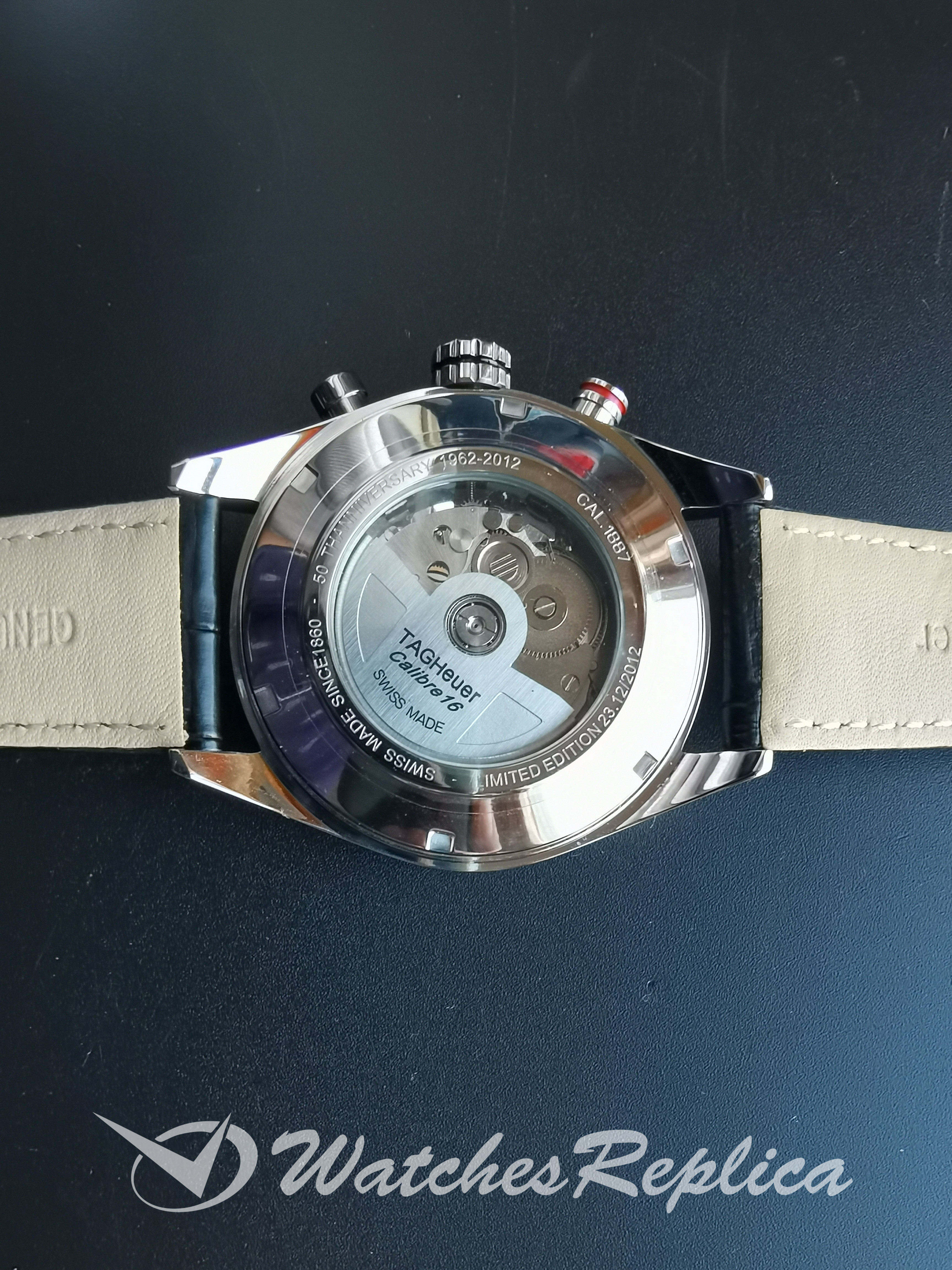 Tag Heuer Aquaracer 41MM de titanio negro y nylon para hombres Réplicas Relojes-3